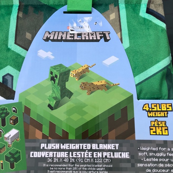 Jay Franco and Son Other - COPY - 🎅🎁BNWT MINECRAFT PLUSH WEIGHTED BLANKET🎁🎅